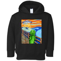 Funny Alien Lover Alien Humor Funny UFO Believe In Aliens Gift Toddler Hoodie