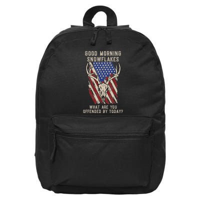 Funny Anti Liberal Anti Woke Conservative 16 in Basic Backpack