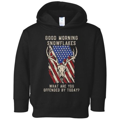 Funny Anti Liberal Anti Woke Conservative Toddler Hoodie