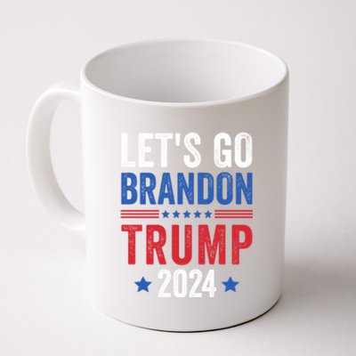 Funny Anti Liberal Us Flag LetS Go Brandon Trump 2024 Coffee Mug