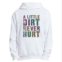 Funny A Little Dirt Never Hurt Gardening Bike Urban Pullover Hoodie