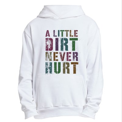 Funny A Little Dirt Never Hurt Gardening Bike Urban Pullover Hoodie