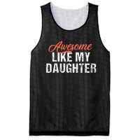 Funny Awesome Like My Daughter Dad Mesh Reversible Basketball Jersey Tank