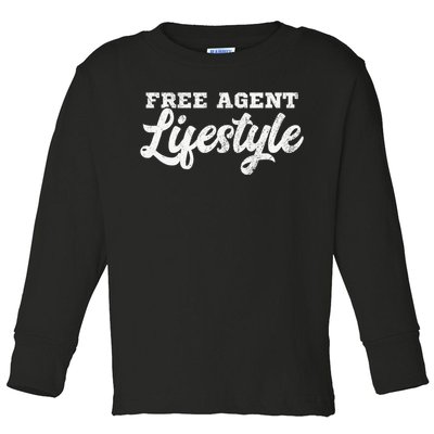 Free Agent Lifestyle  Coach Gang Wear Toddler Long Sleeve Shirt