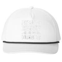 Freaking Awesome Like My Daughter Funny Fathers Mothers Day Snapback Five-Panel Rope Hat