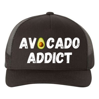 Funny Avocado Lover, Cute Avocado Addict, Guacamole Lover Yupoong Adult 5-Panel Trucker Hat