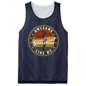 Funny Awesome Like My Daughter Funny FatherS Day Daughter Mesh Reversible Basketball Jersey Tank