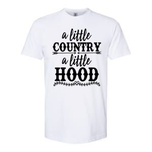 Funny A Little Country A Little Hood Softstyle® CVC T-Shirt