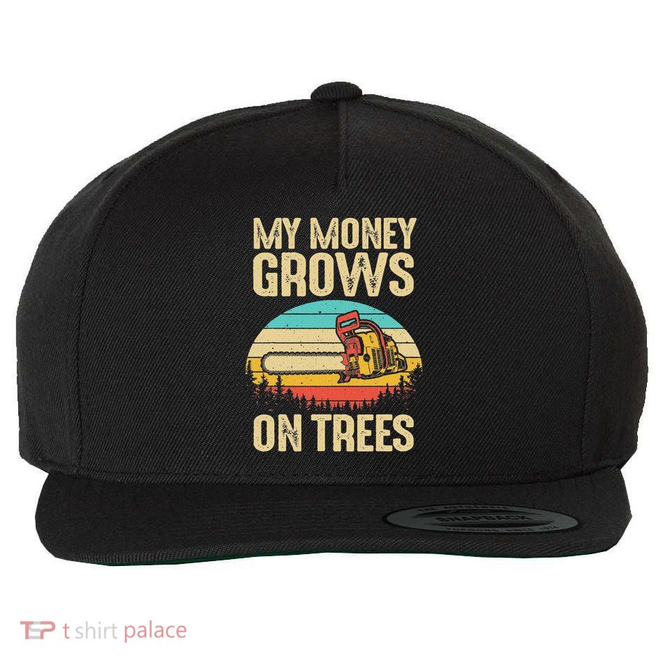 Funny Arborist Logger Gift Men Cool Tree Climber Lumberjack Wool Snapback Cap
