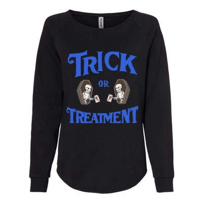 Funny Assisted Living Senior Care Trick Or Treatment Womens California Wash Sweatshirt