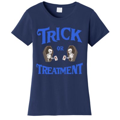 Funny Assisted Living Senior Care Trick Or Treatment Women's T-Shirt