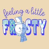Feeling A Little Frosty Snowman Winter Zip Tote Bag