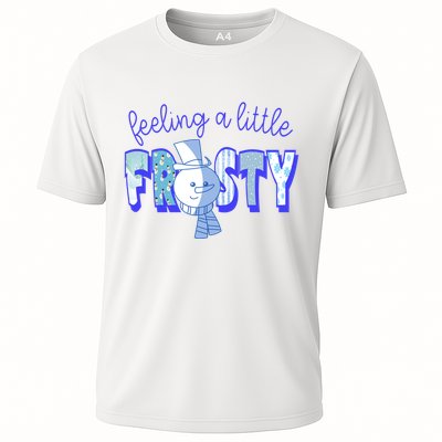 Feeling A Little Frosty Snowman Winter Performance Shirt