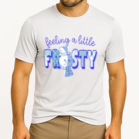 Feeling A Little Frosty Snowman Winter Cooling Performance Crew T-Shirt