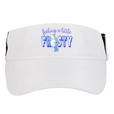 Feeling A Little Frosty Snowman Winter Adult Drive Performance Visor