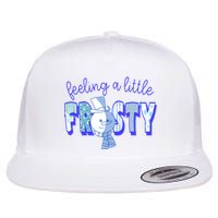 Feeling A Little Frosty Snowman Winter Flatbill Hat
