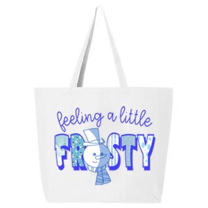 Feeling A Little Frosty Snowman Winter 25L Jumbo Tote