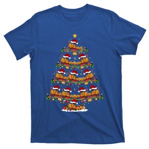 Funny Airplane Lover Matching Santa Airplane Christmas Tree Gift T-Shirt