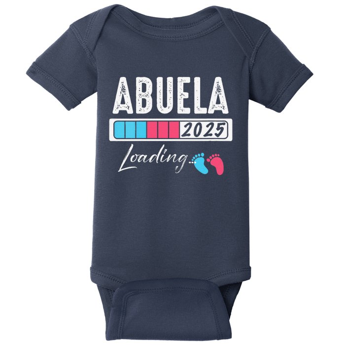 Funny Abuela Loading 2025 Baby Gender Reveal Baby Bodysuit