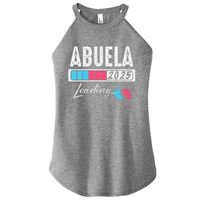 Funny Abuela Loading 2025 Baby Gender Reveal Women’s Perfect Tri Rocker Tank