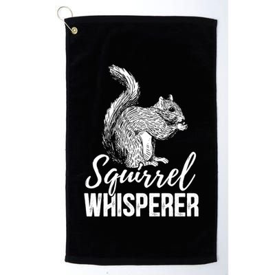 Forest Animal Lover Squirrel Whisperer Gift Idea Squirrel Cute Gift Golf Towel