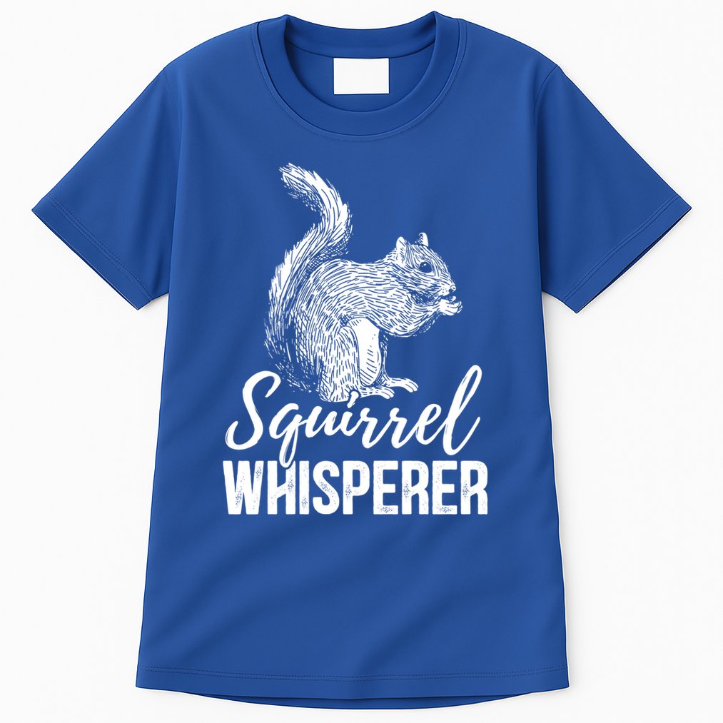 Forest Animal Lover Squirrel Whisperer Gift Idea Squirrel Cute Gift Tall T-Shirt