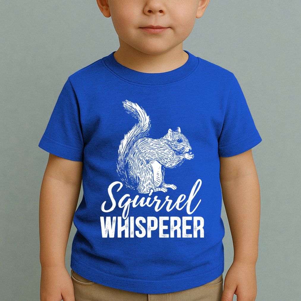 Forest Animal Lover Squirrel Whisperer Gift Idea Squirrel Cute Gift Toddler T-Shirt