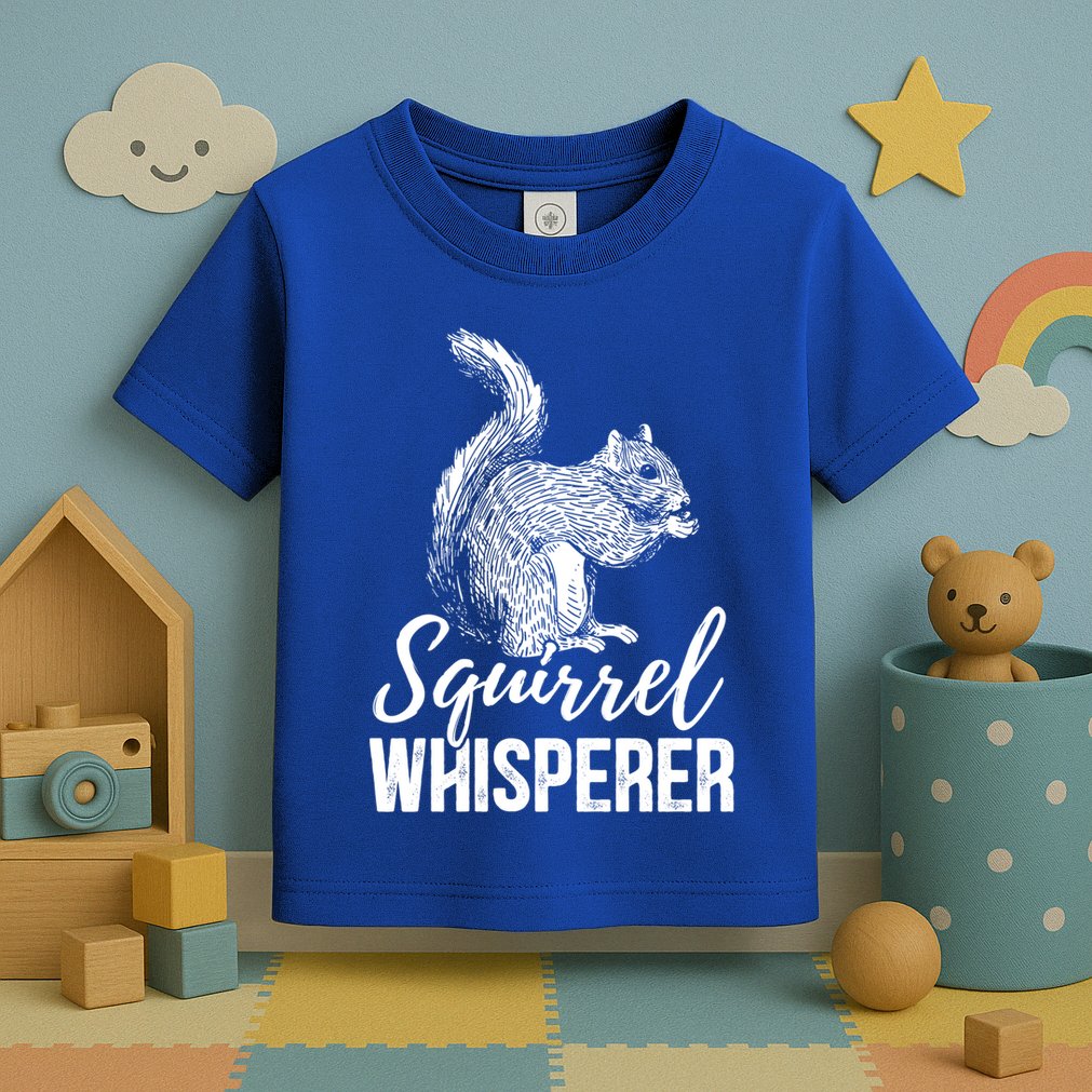 Forest Animal Lover Squirrel Whisperer Gift Idea Squirrel Cute Gift Toddler T-Shirt
