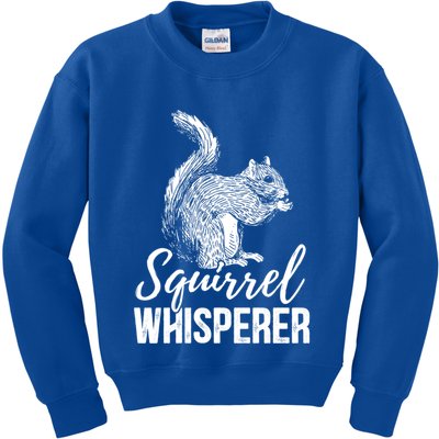 Forest Animal Lover Squirrel Whisperer Gift Idea Squirrel Cute Gift Kids Sweatshirt