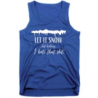 Funny Adult Let It Snow Just Ding Vulgar Sarcastic Gift Tank Top