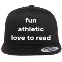 Fun Athletic Love To Read Flat Bill Trucker Hat