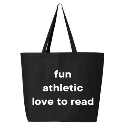 Fun Athletic Love To Read 25L Jumbo Tote