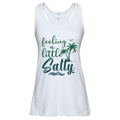 Feeling A Little Salty Summer Vibes Beach Vacay Summertime Ladies Essential Flowy Tank