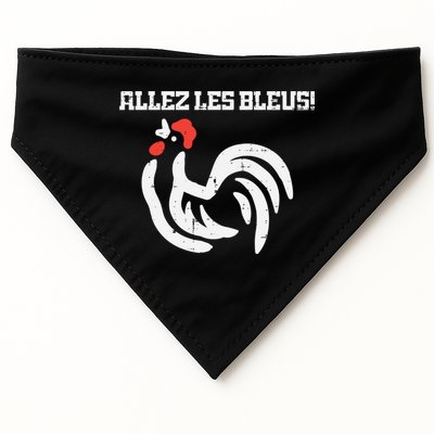 France Allez Les Bleus French Rooster Soccer    Long Sleeve USA-Made Doggie Bandana