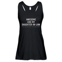 Funny Awesome Like My Daughter In Law She Bought Me This Ladies Essential Flowy Tank