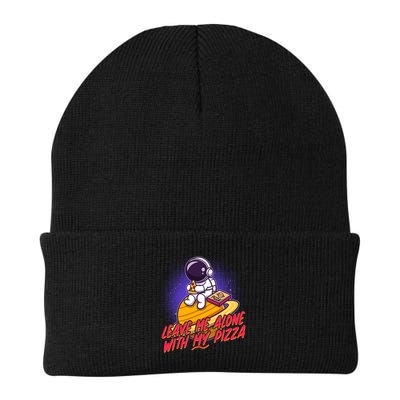 Funny Astronaut Leave Me Alone With My Pizza Beanie