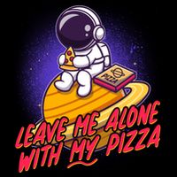 Funny Astronaut Leave Me Alone With My Pizza Wool Snapback Cap