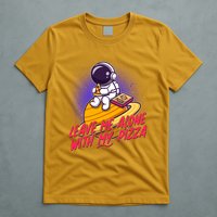 Funny Astronaut Leave Me Alone With My Pizza T-Shirt