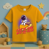 Funny Astronaut Leave Me Alone With My Pizza Toddler T-Shirt