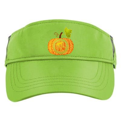 Fall Pumpkin Pi 3.14 Autumn Adult Drive Performance Visor