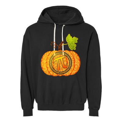 Fall Pumpkin Pi 3.14 Autumn Garment-Dyed Fleece Hoodie