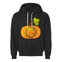 Fall Pumpkin Pi 3.14 Autumn Garment-Dyed Fleece Hoodie