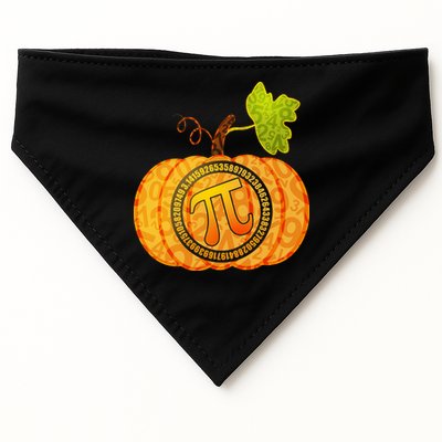 Fall Pumpkin Pi 3.14 Autumn USA-Made Doggie Bandana