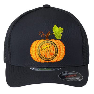 Fall Pumpkin Pi 3.14 Autumn Flexfit Unipanel Trucker Cap