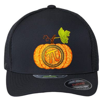 Fall Pumpkin Pi 3.14 Autumn Flexfit Unipanel Trucker Cap