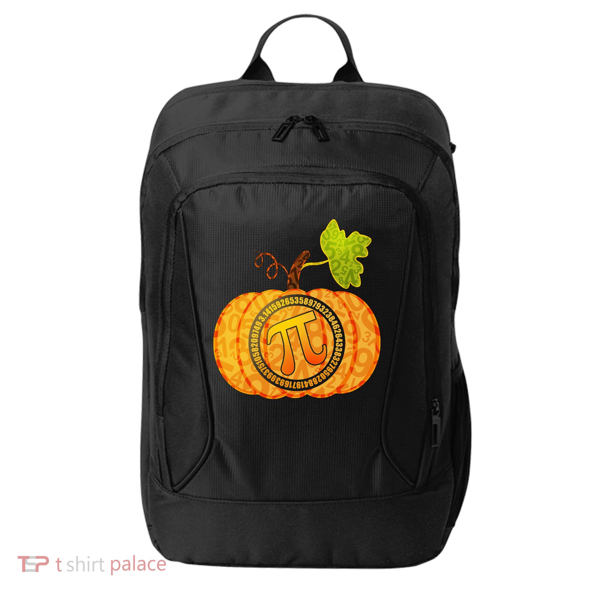 Fall Pumpkin Pi 3.14 Autumn City Backpack