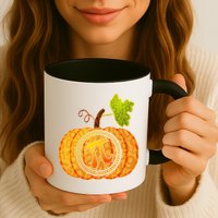 Fall Pumpkin Pi 3.14 Autumn Mug