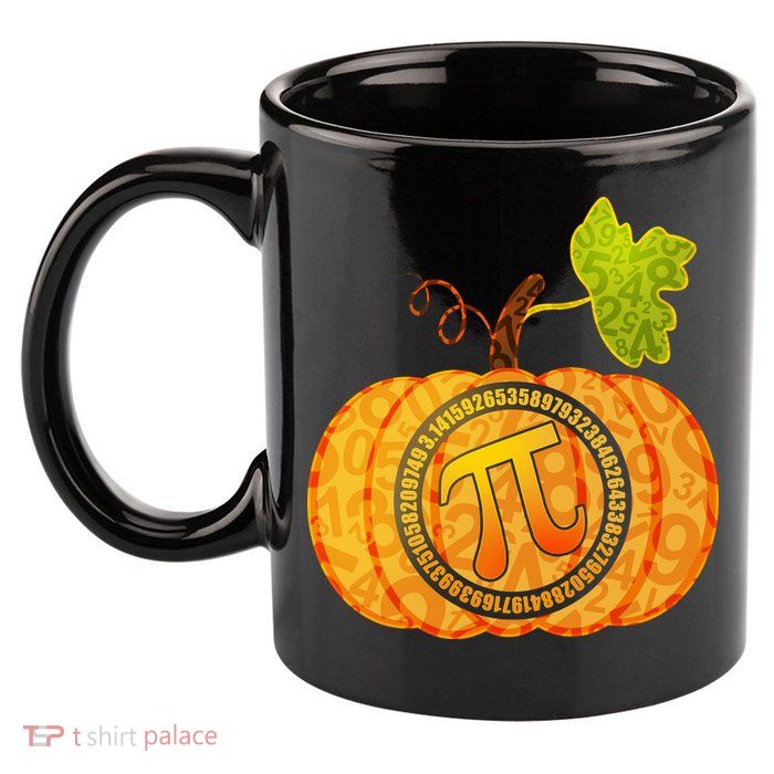 Fall Pumpkin Pi 3.14 Autumn 11oz C Handle Ceramic Mug