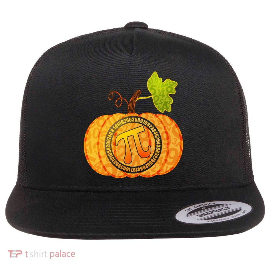Fall Pumpkin Pi 3.14 Autumn Flatbill Hat