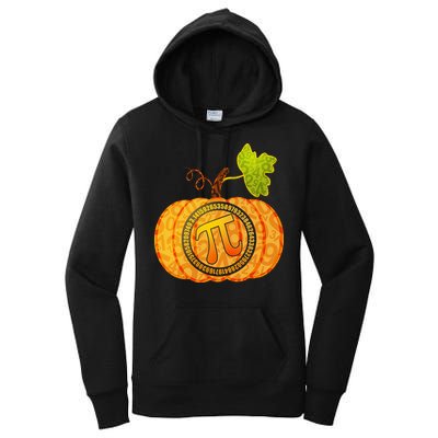 Fall Pumpkin Pi 3.14 Autumn Women's Pullover Hoodie